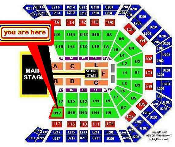 Mgm Grand Garden Arena Seating Chart Rows